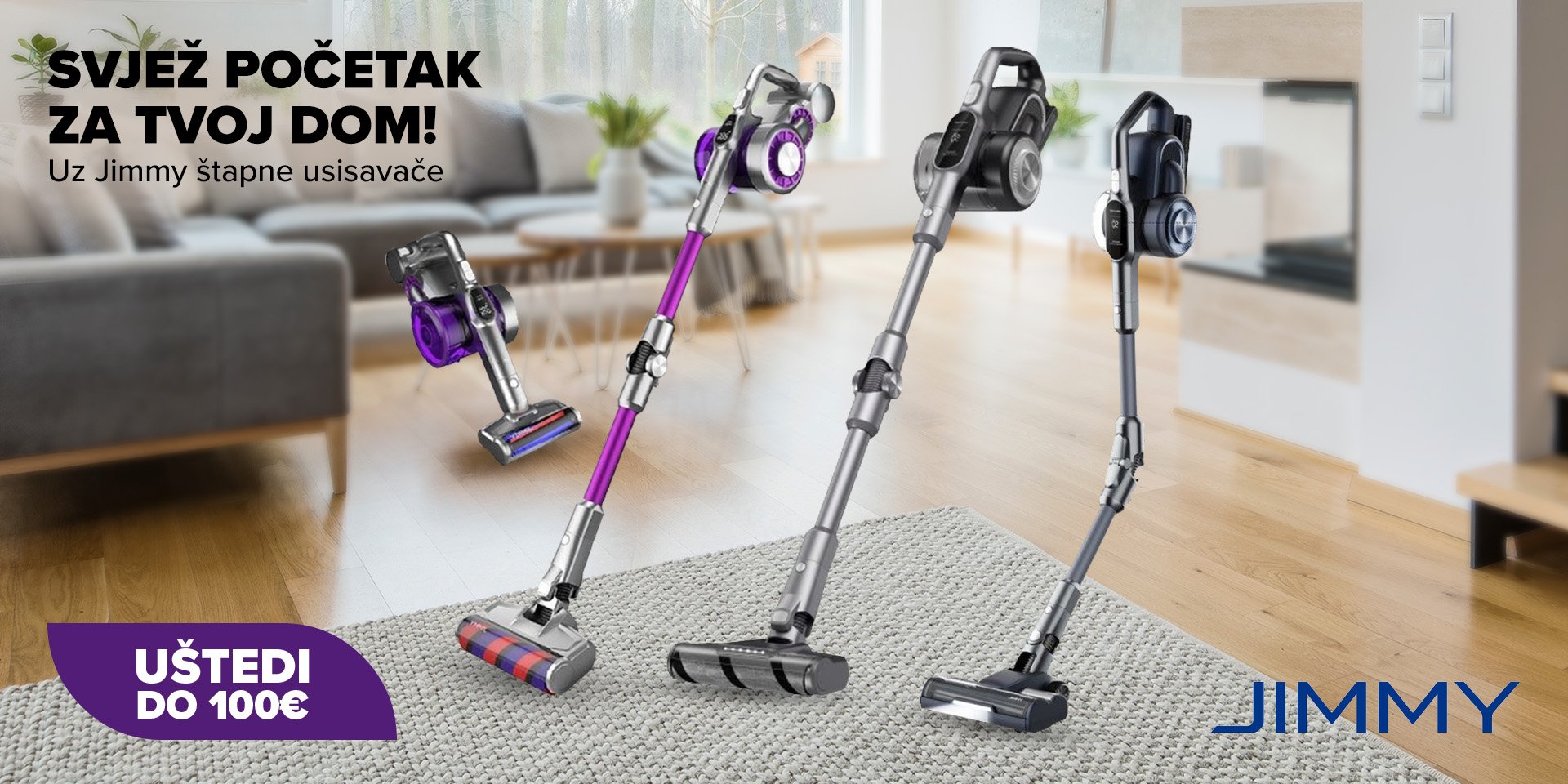 Jimmy štapni usisavač - po savršenim cijenama